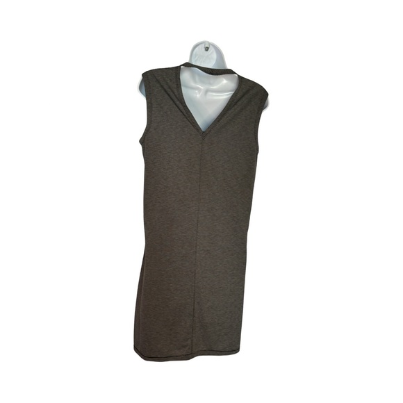 Toad & Co Swifty Breath dress mini size M black & grey narrow stripe outdoor - Picture 3 of 7